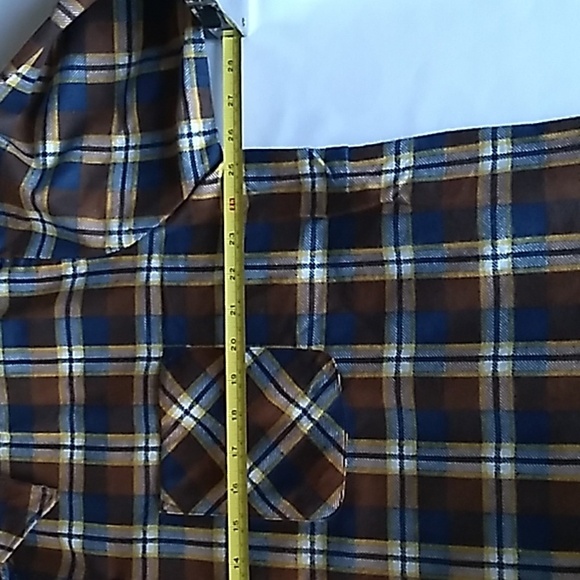 Vtg Union Made Big Ben Sanforized Plaid Long Sleeve Flannel Shirt Size XL NWT - Picture 5 of 8